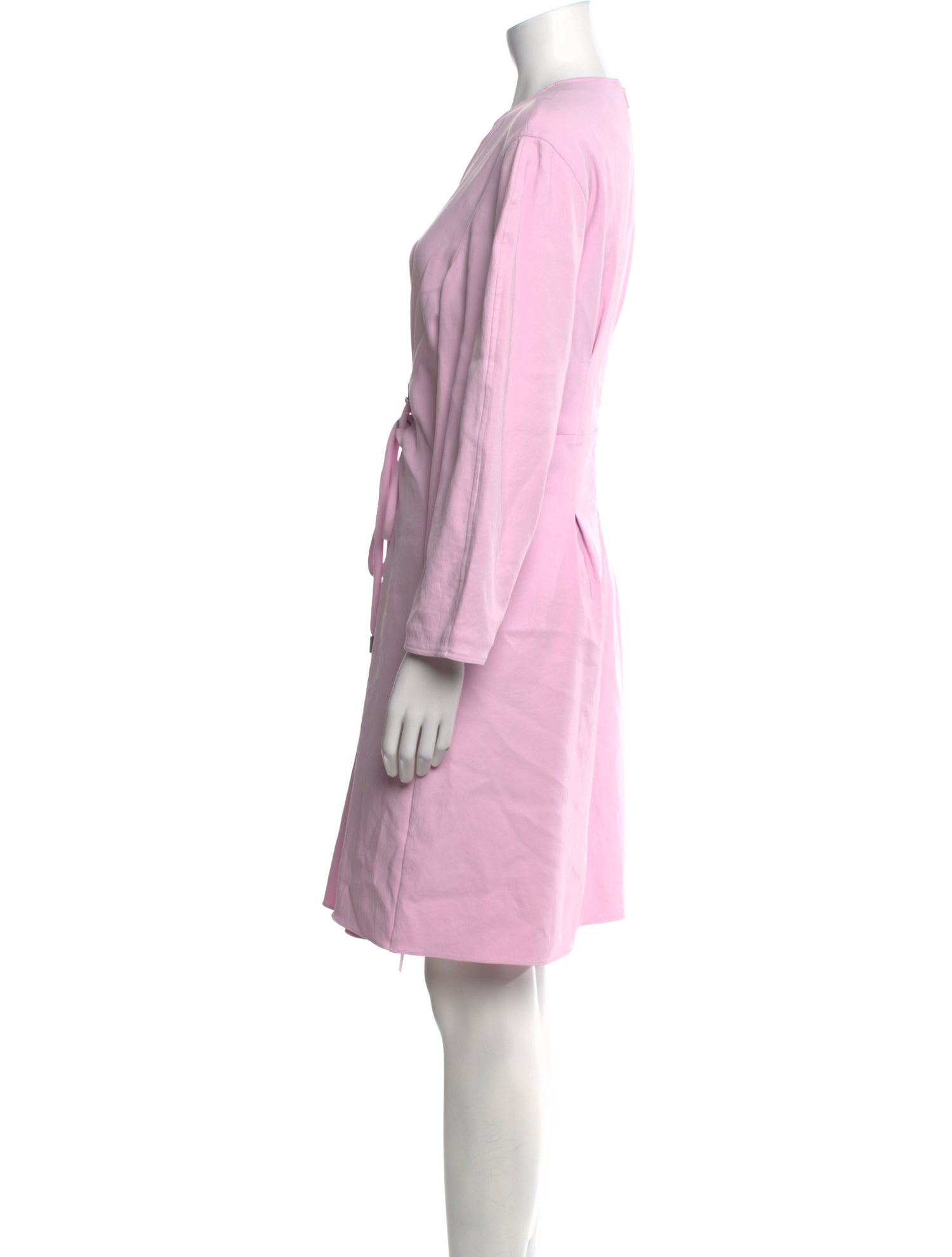 Tibi Crew Neck Mini Dress