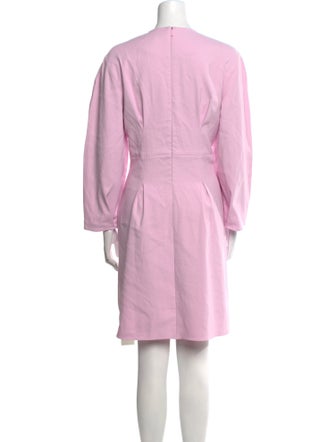 Tibi Crew Neck Mini Dress