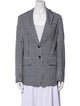 Tibi Plaid Print Blazer