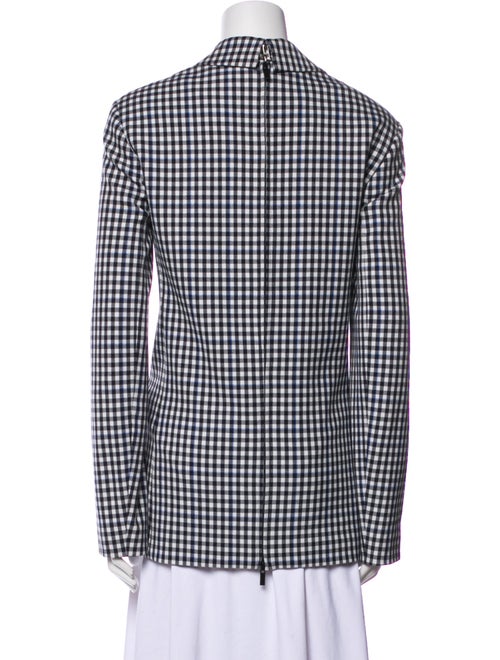 Tibi Plaid Print Blazer