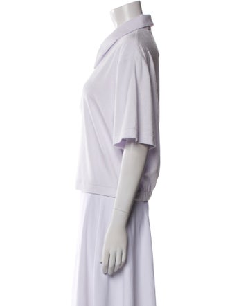 Tibi Short Sleeve Polo
