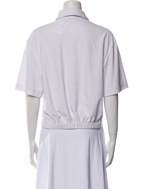 Tibi Short Sleeve Polo