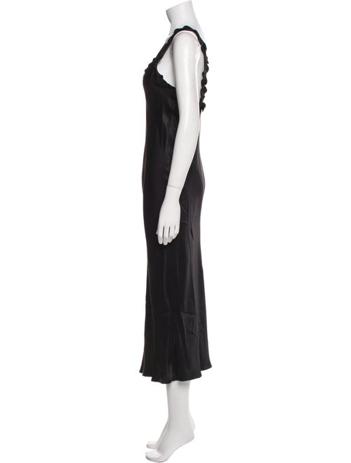 Tibi V-Neck Long Dress