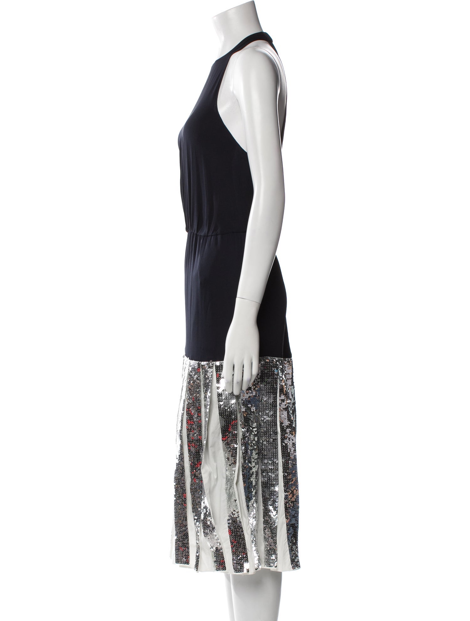 Tibi Crew Neck Midi Length Dress w/ Tags