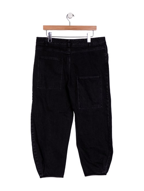 Tibi High-Rise Straight Leg Jeans