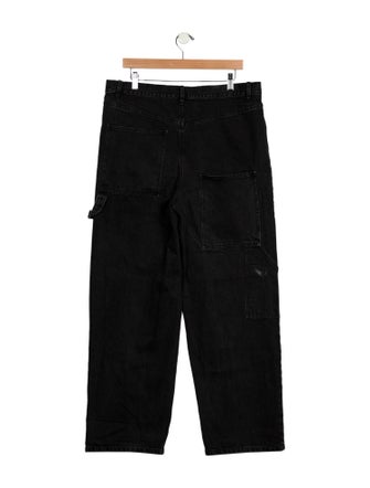 Tibi High-Rise Wide Leg Jeans