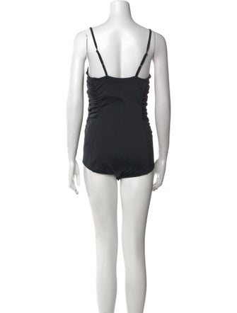 Tibi Square Neckline Sleeveless Bodysuit