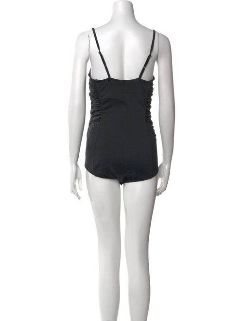 Tibi Square Neckline Sleeveless Bodysuit