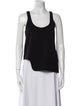 Tibi Wool Scoop Neck Top