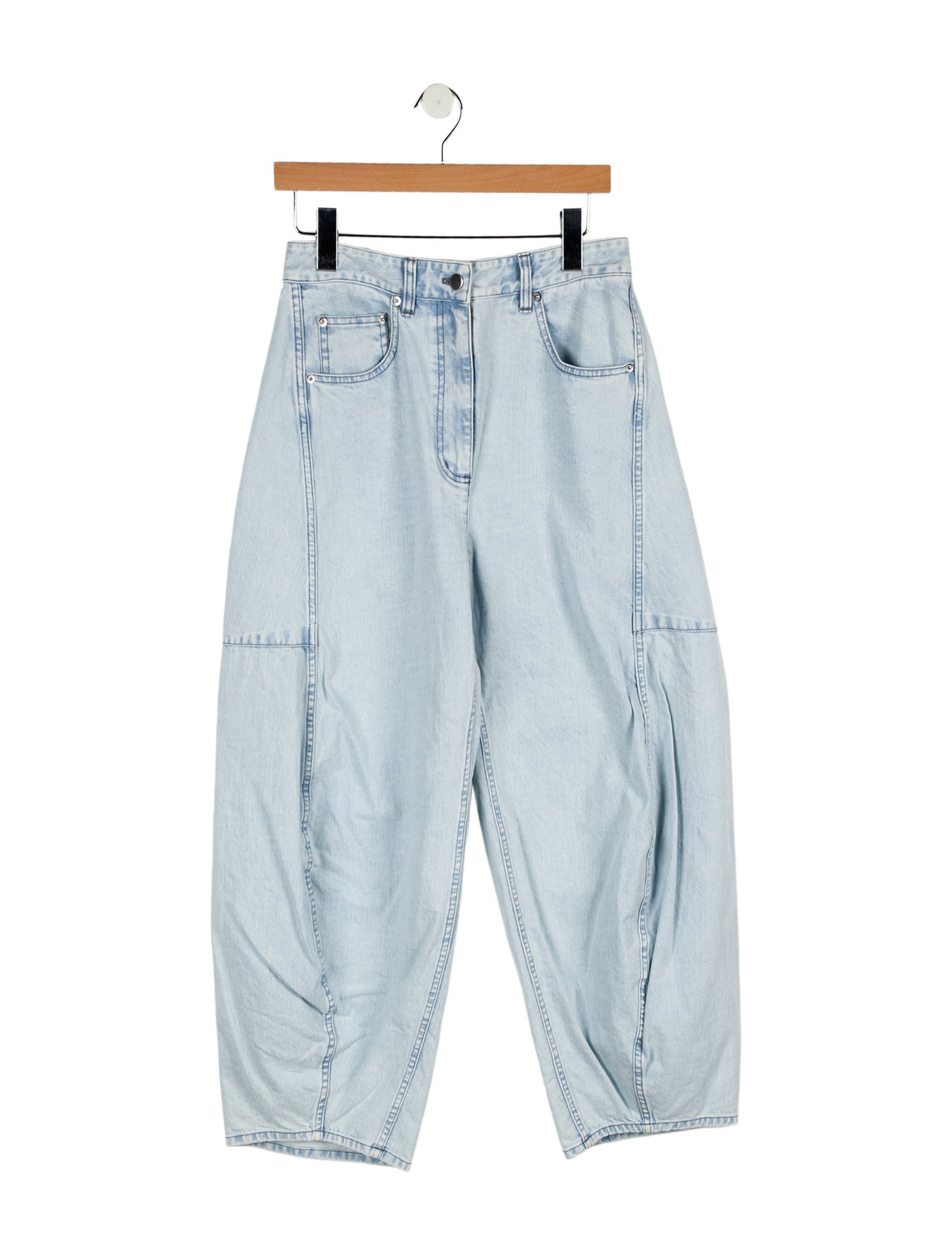 Tibi High-Rise Wide Leg Jeans