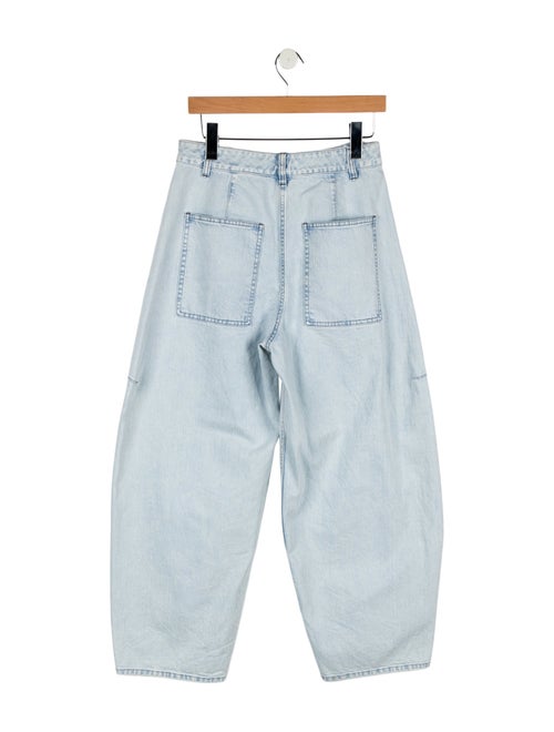 Tibi High-Rise Wide Leg Jeans