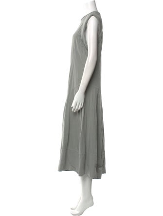 Tibi Crew Neck Long Dress