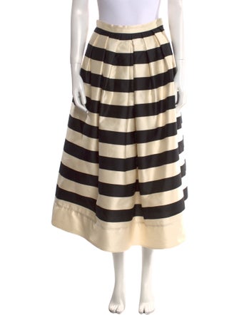 Tibi Silk Midi Length Skirt