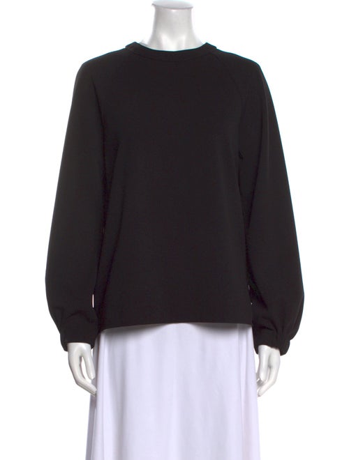Tibi Crew Neck Long Sleeve Sweatshirt