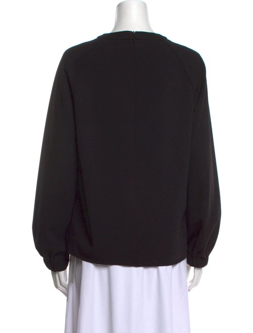 Tibi Crew Neck Long Sleeve Sweatshirt