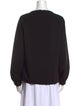 Tibi Crew Neck Long Sleeve Sweatshirt