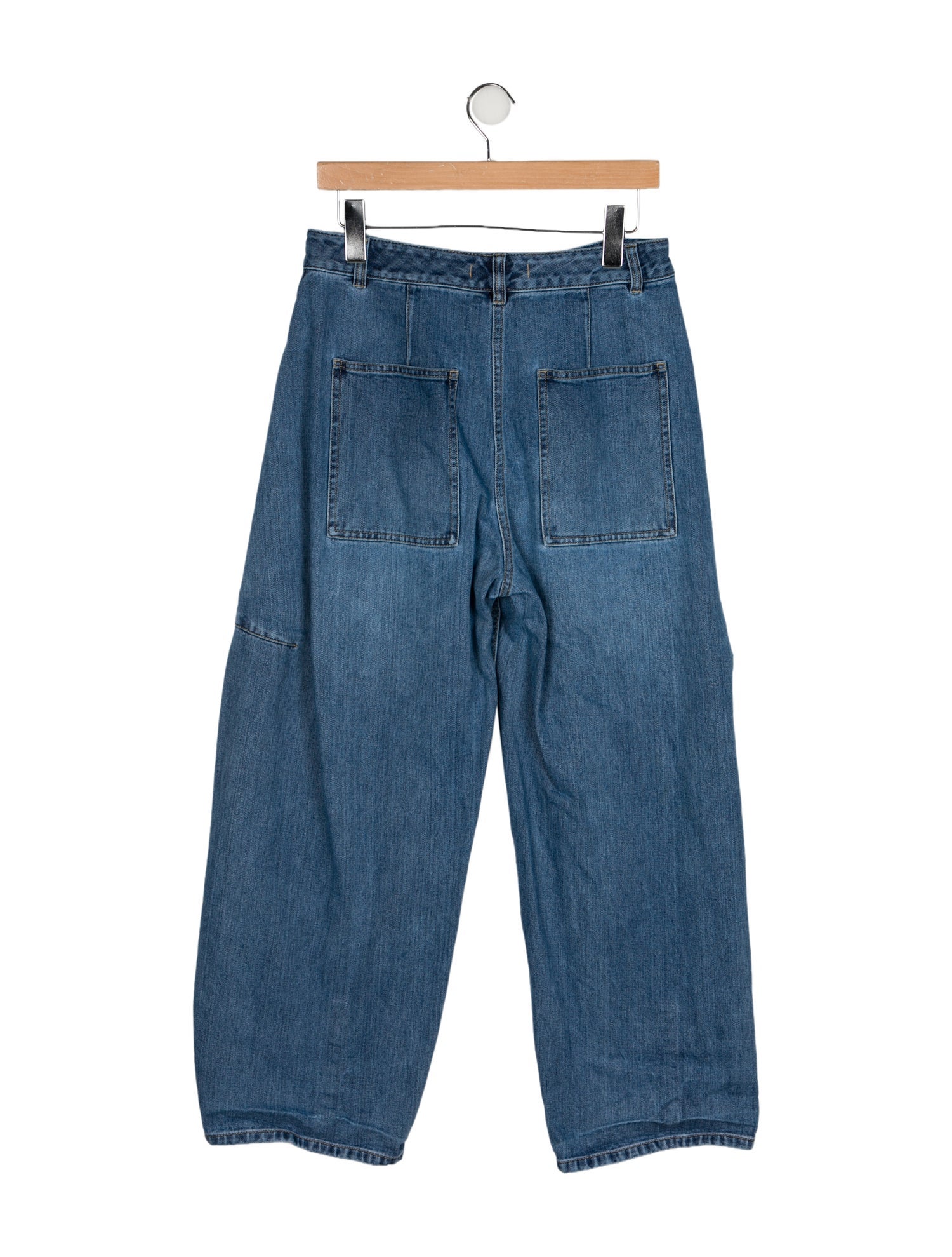 Tibi High-Rise Wide Leg Jeans