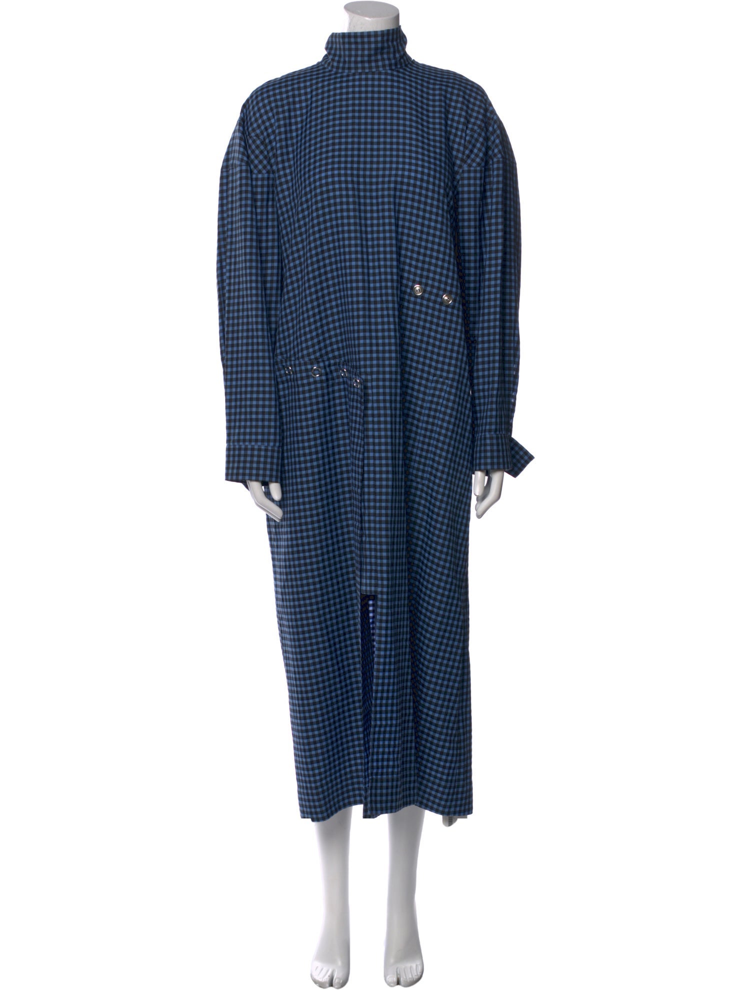 Tibi Plaid Print Long Dress w/ Tags