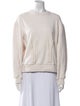 Tibi Crew Neck Long Sleeve Sweatshirt