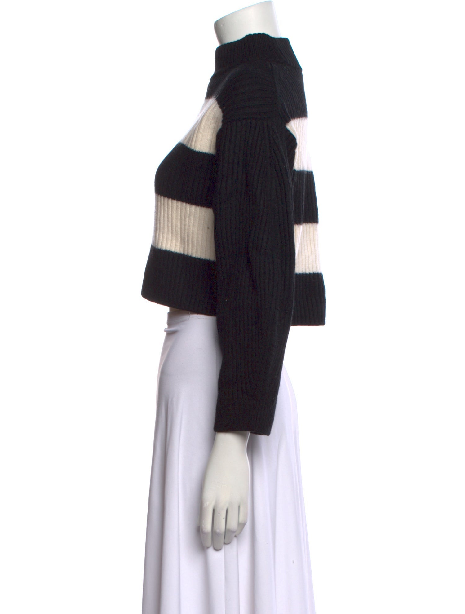 Tibi Merino Wool Striped Sweater