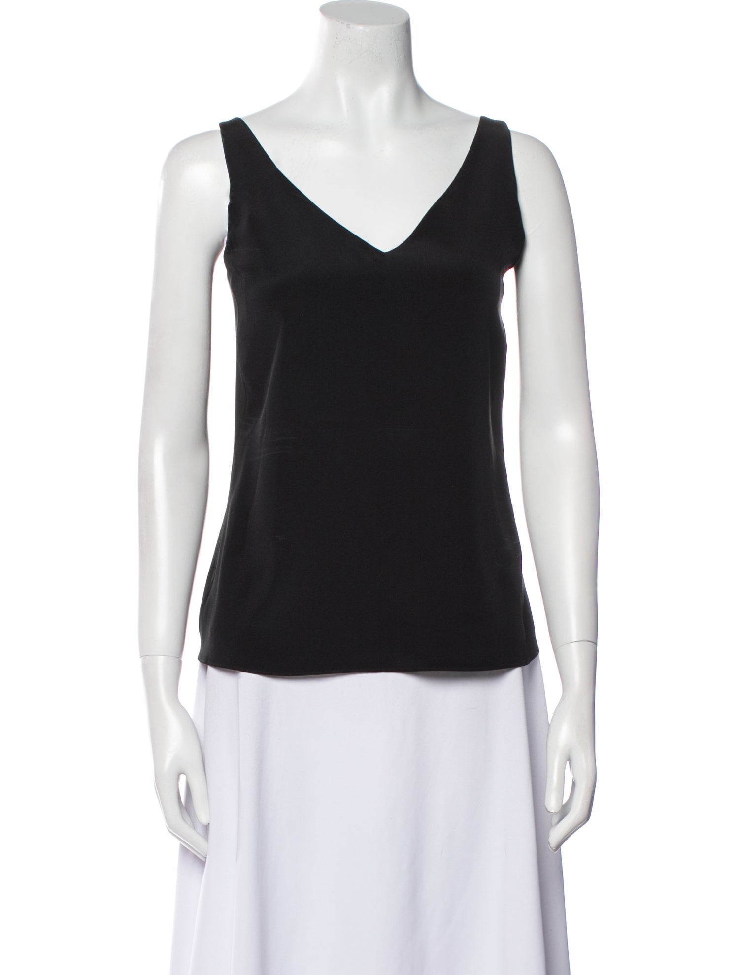 Tibi V-Neck Sleeveless Top