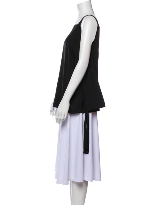 Tibi Silk Square Neckline Top