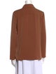 Tibi Long Sleeve Button-Up Top