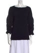 Tibi Bateau Neckline Sweater