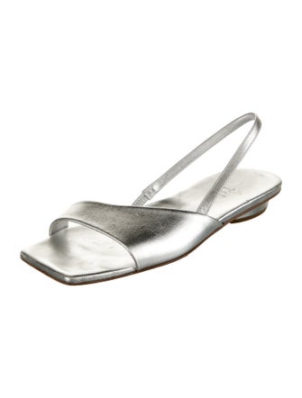 Tibi Leather Slingback Sandals