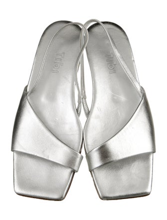 Tibi Leather Slingback Sandals