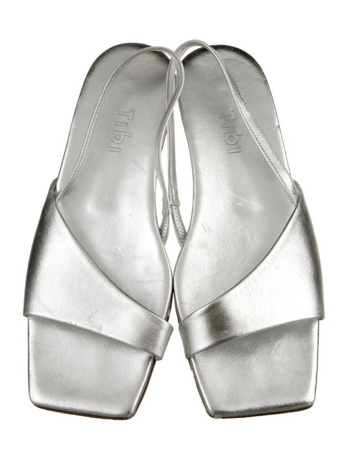 Tibi Leather Slingback Sandals