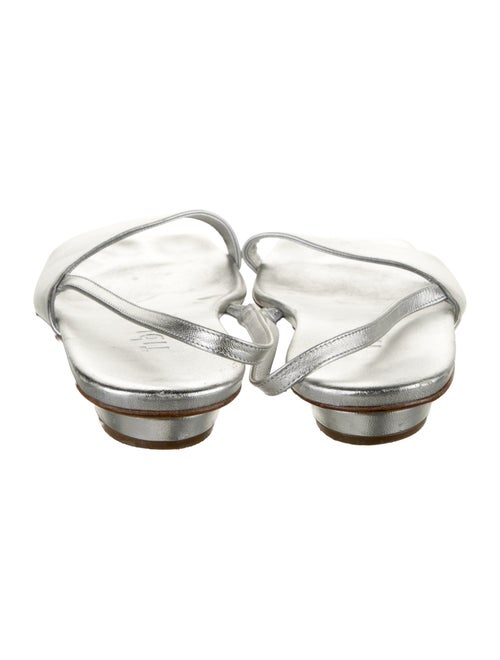 Tibi Leather Slingback Sandals