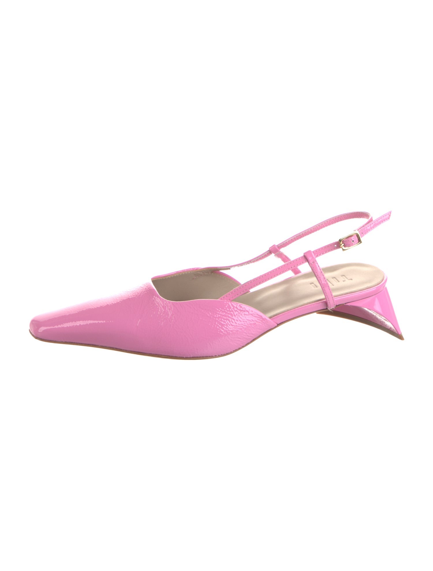 Tibi Patent Leather Slingback Pumps