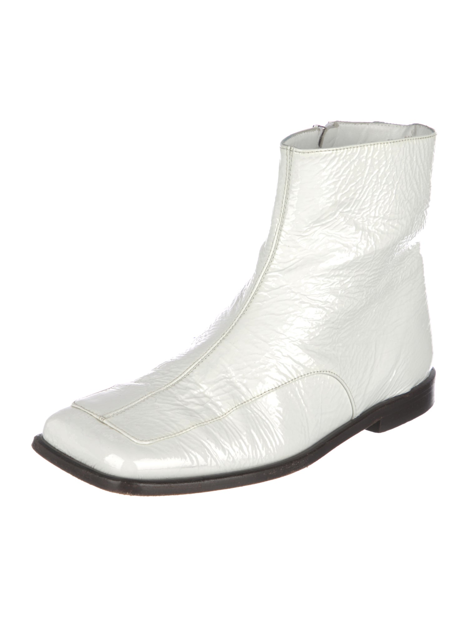 Tibi Patent Leather Boots