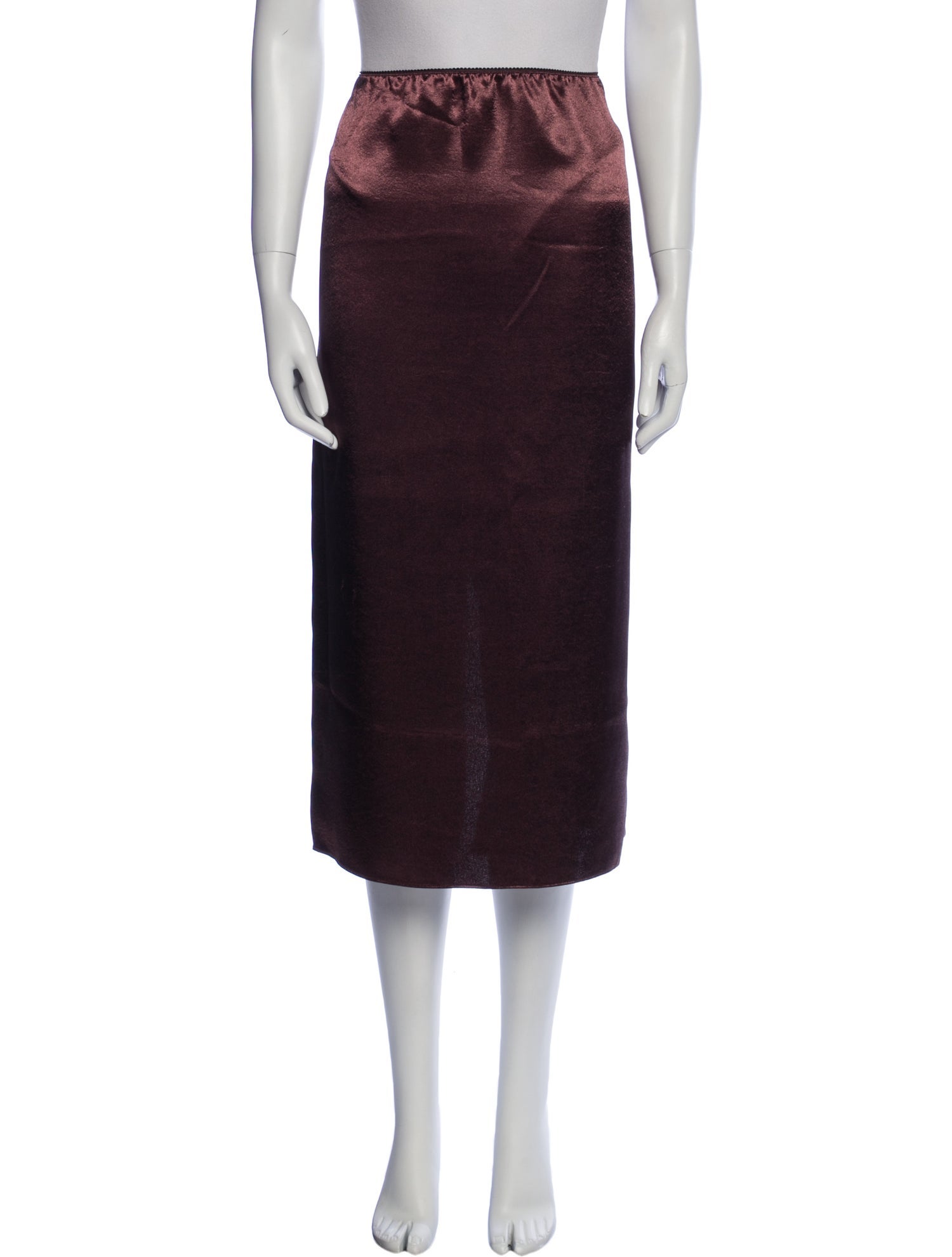 Tibi Crochet Trim Midi Length Skirt