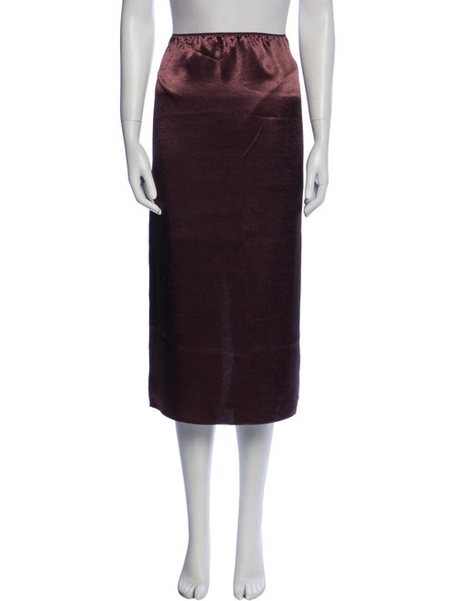 Tibi Crochet Trim Midi Length Skirt