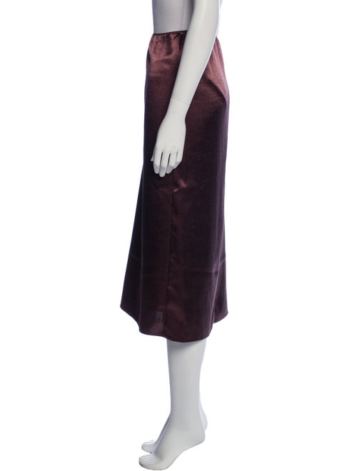 Tibi Crochet Trim Midi Length Skirt