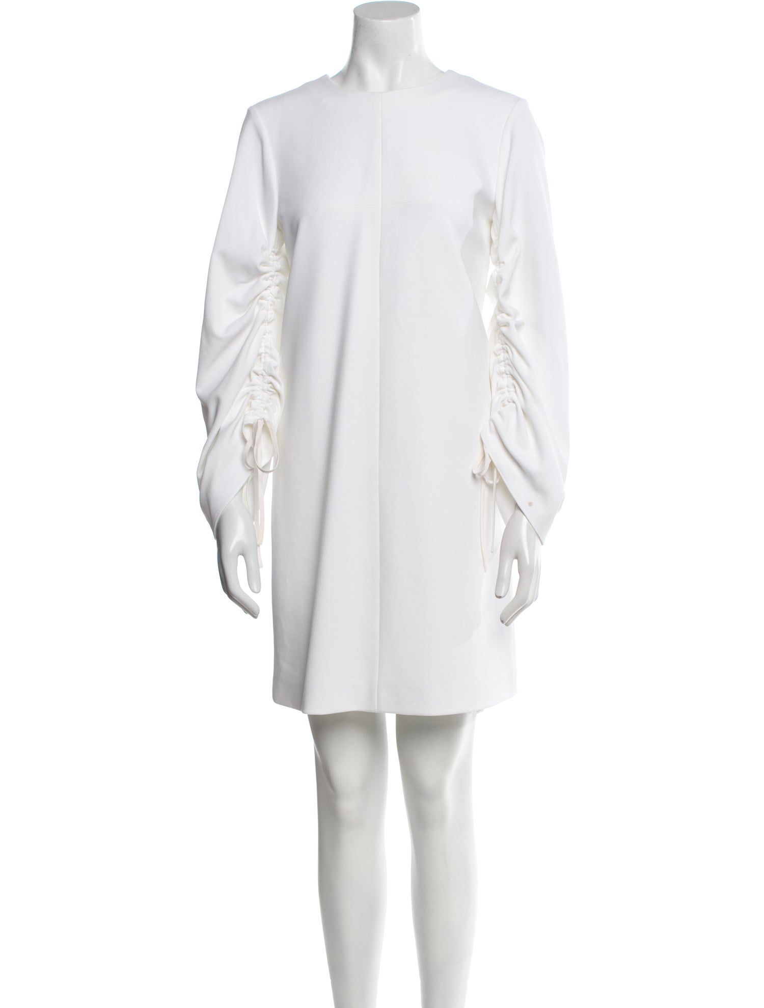 Tibi Bateau Neckline Mini Dress