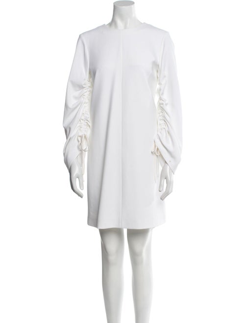 Tibi Bateau Neckline Mini Dress