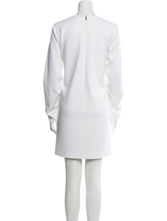 Tibi Bateau Neckline Mini Dress