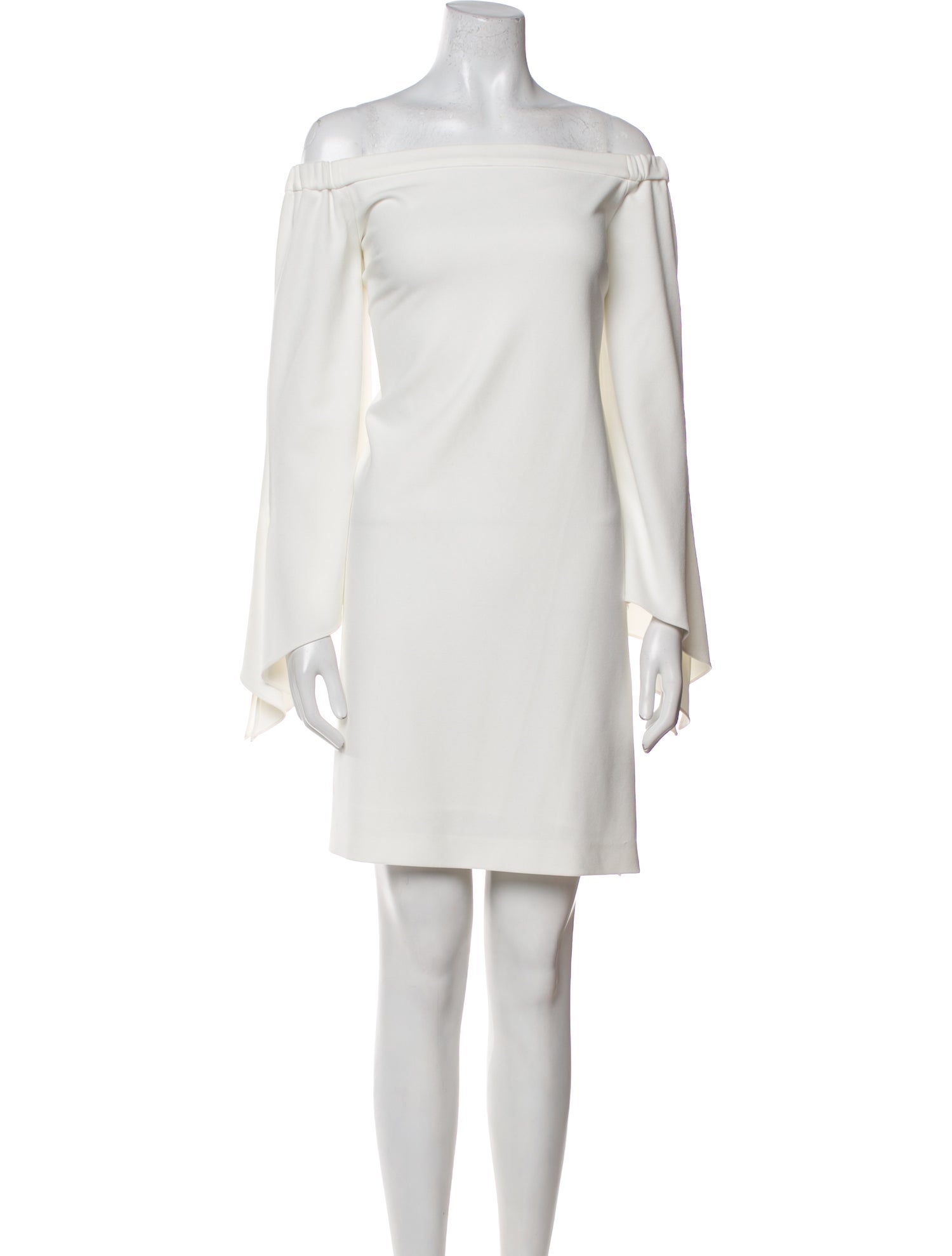 Tibi Off-The-Shoulder Mini Dress