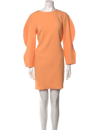 Tibi Crew Neck Mini Dress