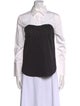Tibi Long Sleeve Button-Up Top