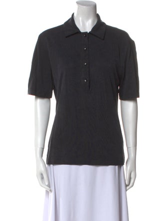 Tibi Short Sleeve Polo