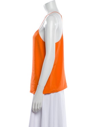 Tibi Silk V-Neck Top