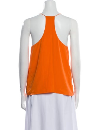 Tibi Silk V-Neck Top