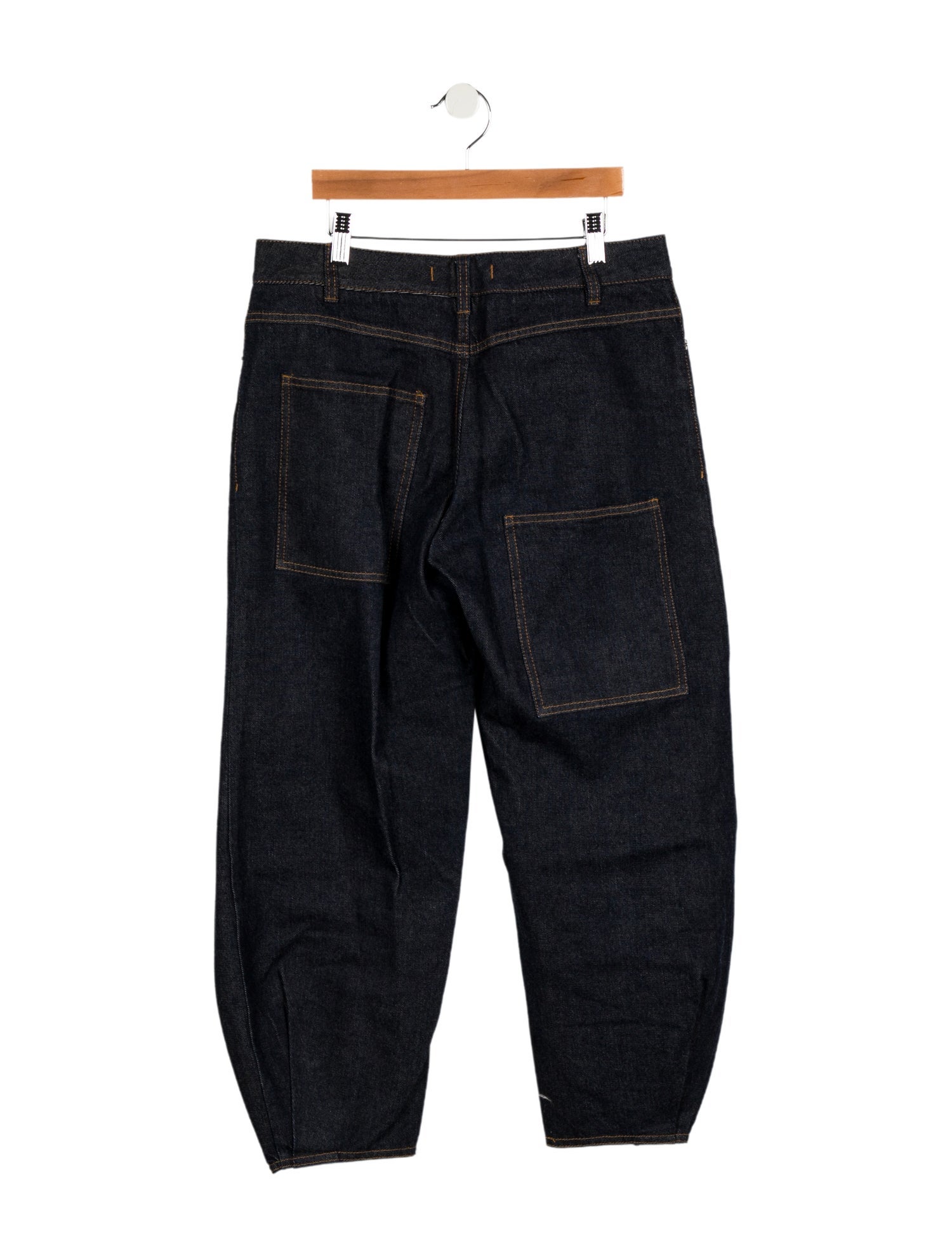 Tibi Mid-Rise Straight Leg Jeans