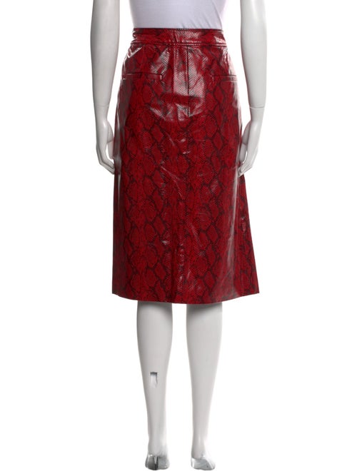 Tibi Lace Pattern Knee-Length Skirt