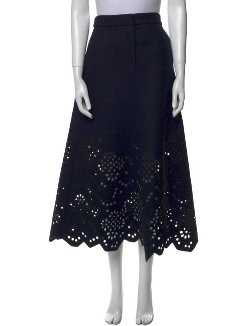 Tibi Wool Midi Length Skirt