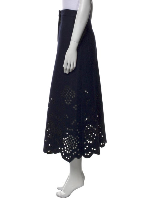 Tibi Wool Midi Length Skirt